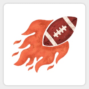 Flamin Football Magnet